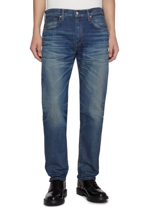 Main View - Click To Enlarge - LEVI’S - Blue Tab 502 Straight Leg Cotton Denim Jeans