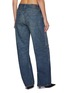 Back View - Click To Enlarge - LEVI’S - Blue Tab Drop Barrel Dark Wash Jeans