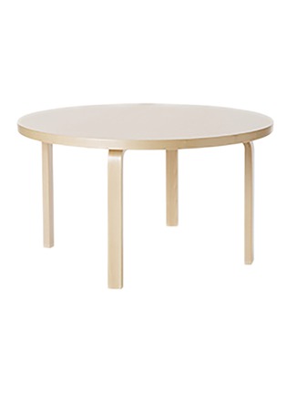 Main View - Click To Enlarge - ARTEK - Aalto Round Children's Table — Natural