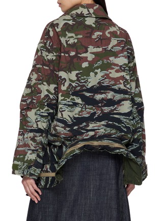 Back View - Click To Enlarge - BEAUTIFUL PEOPLE - Alpha Reversible Double End Camouflage Cotton Field Jacket