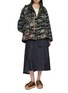 Figure View - Click To Enlarge - BEAUTIFUL PEOPLE - Alpha Reversible Double End Camouflage Cotton Field Jacket