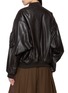 Back View - Click To Enlarge - BEAUTIFUL PEOPLE - Fanshape Leather MA-1 Blouson