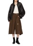 Figure View - Click To Enlarge - BEAUTIFUL PEOPLE - Fanshape Leather MA-1 Blouson