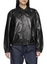 Main View - Click To Enlarge - BEAUTIFUL PEOPLE - Leather Coach Jacket