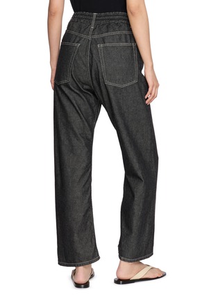 Back View - Click To Enlarge - BEAUTIFUL PEOPLE - Elasticated High Rise Dark Wash Jeans