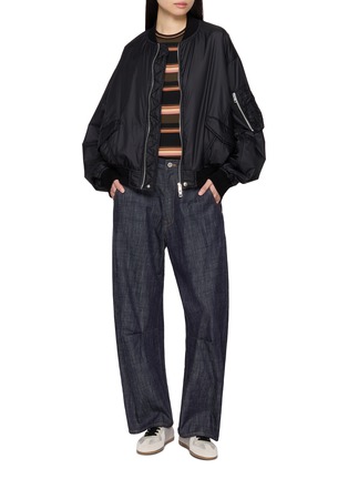 Figure View - Click To Enlarge - BEAUTIFUL PEOPLE - Fanshape Ripstop MA-1 Blouson