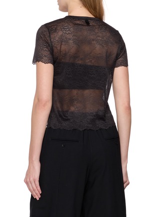 Back View - Click To Enlarge - BEAUTIFUL PEOPLE - x WACOAL MEN Lace Top