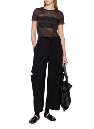 Figure View - Click To Enlarge - BEAUTIFUL PEOPLE - x WACOAL MEN Lace Top