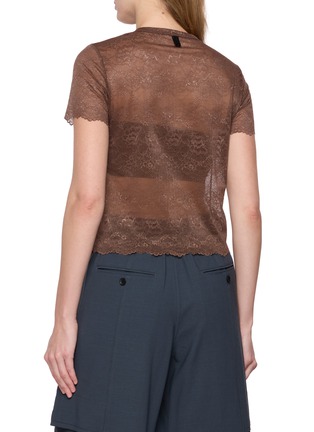 Back View - Click To Enlarge - BEAUTIFUL PEOPLE - x WACOAL MEN Lace Top