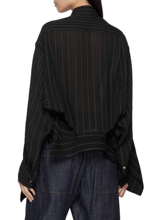 Back View - Click To Enlarge - BEAUTIFUL PEOPLE - Double-end Dobbie Rayon Pajamas Shirt