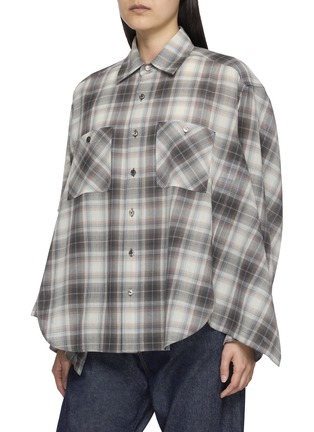 Detail View - Click To Enlarge - BEAUTIFUL PEOPLE - Double Ended Flannel Check Shirt