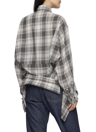 Back View - Click To Enlarge - BEAUTIFUL PEOPLE - Double Ended Flannel Check Shirt