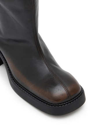 Detail View - Click To Enlarge - MIISTA - Kristel 65 Brushed Leather Tall Boots