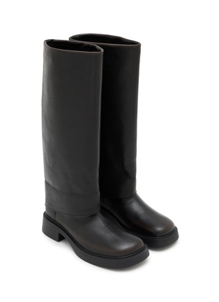 Detail View - Click To Enlarge - MIISTA - Leala 30 Brushed Leather Tall Boots