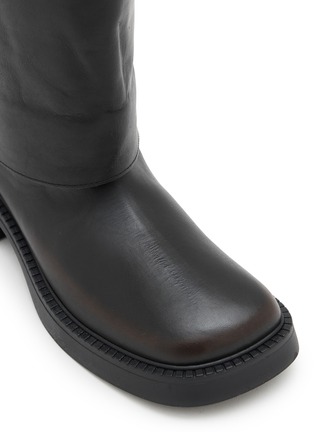 Detail View - Click To Enlarge - MIISTA - Leala 30 Brushed Leather Tall Boots