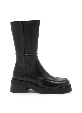 Main View - Click To Enlarge - MIISTA - Inne 60 Mid Calf Leather Boots