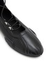 Detail View - Click To Enlarge - MIISTA - Averie Lace Up Leather Flat Ballerinas