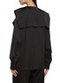 Back View - Click To Enlarge - EENK - Oversized Collar Satin Blouse