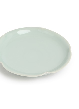 Detail View - Click To Enlarge - ARTIFACTT - Large Flower Shape Porcelain Plate — Celadon