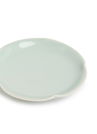 Detail View - Click To Enlarge - ARTIFACTT - Small Flower Shape Porcelain Plate — Celadon