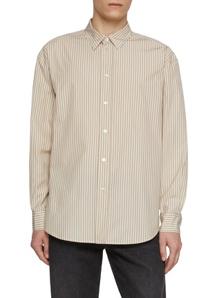 Main View - Click To Enlarge - THE ROW - Granada Regency Striped Cotton Shirt