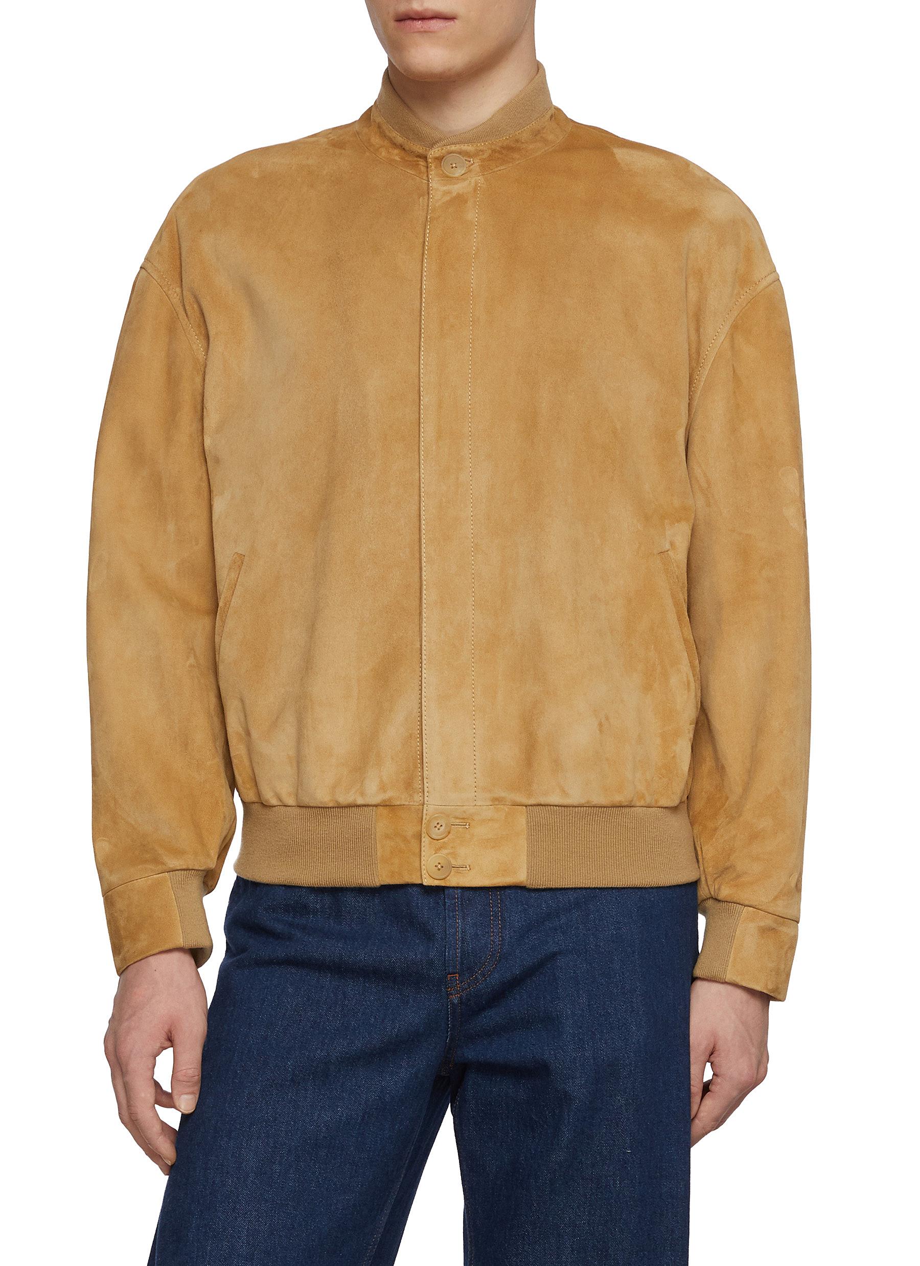 THE ROW | Naran Suede Bomber Jacket | Men | Lane Crawford