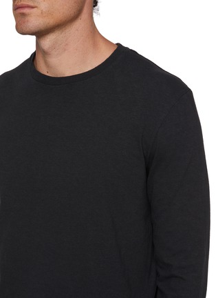  - THE ROW - Leon Long Sleeve Cotton Jersey Top
