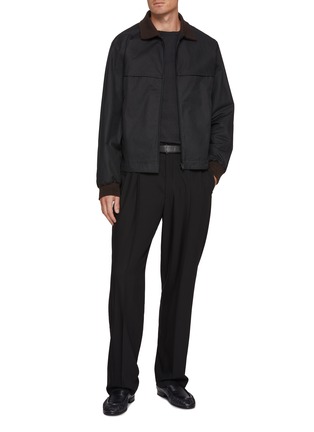 Figure View - Click To Enlarge - THE ROW - Leon Long Sleeve Cotton Jersey Top