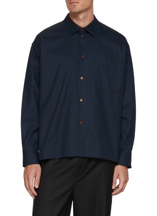 Main View - Click To Enlarge - THE ROW - Martino Crisp Cotton Pocket Shirt