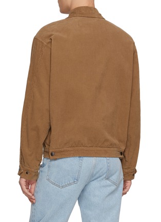 Back View - Click To Enlarge - THE ROW - Noggu Corduroy Zip Up Jacket