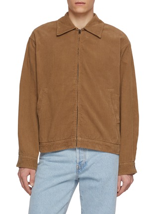 Main View - Click To Enlarge - THE ROW - Noggu Corduroy Zip Up Jacket
