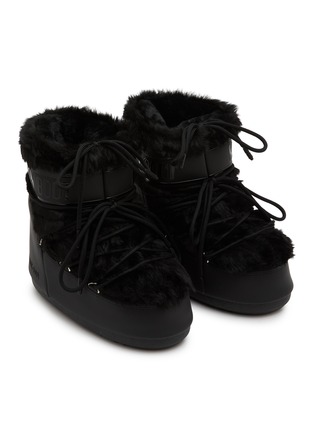 Detail View - Click To Enlarge - MOON BOOT - Icon Glance Low Faux Fur Snow Boots