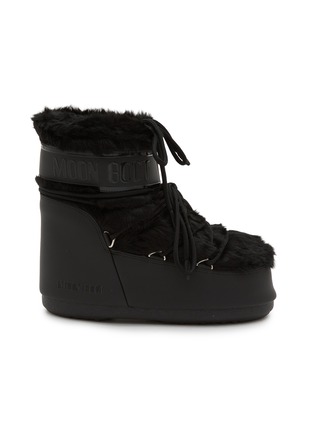 Main View - Click To Enlarge - MOON BOOT - Icon Glance Low Faux Fur Snow Boots