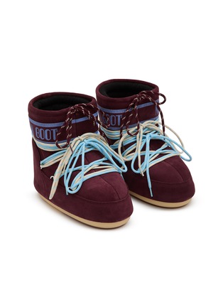 Detail View - Click To Enlarge - MOON BOOT - Icon Glance Low Suede Snow Boots