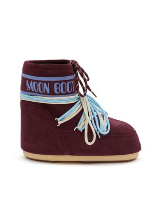 Main View - Click To Enlarge - MOON BOOT - Icon Glance Low Suede Snow Boots