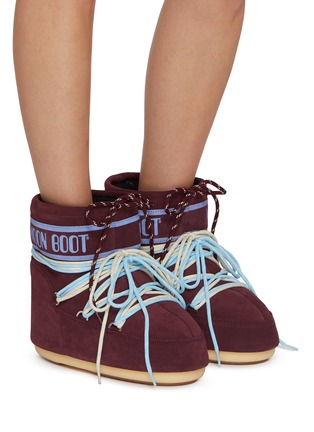 Figure View - Click To Enlarge - MOON BOOT - Icon Glance Low Suede Snow Boots