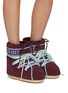 Figure View - Click To Enlarge - MOON BOOT - Icon Glance Low Suede Snow Boots