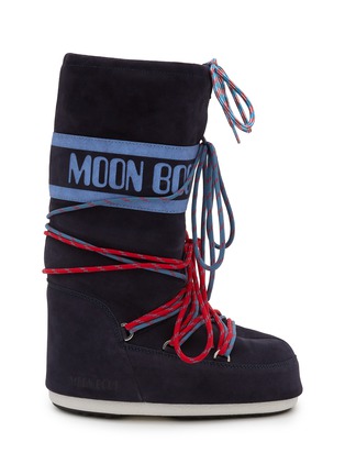 Main View - Click To Enlarge - MOON BOOT - Icon Glance Tall Suede Snow Boots