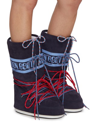 Figure View - Click To Enlarge - MOON BOOT - Icon Glance Tall Suede Snow Boots