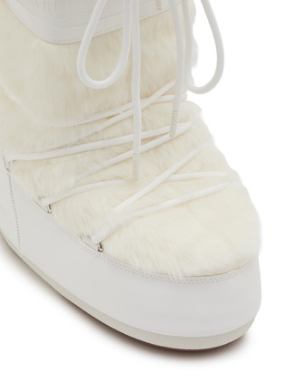 Detail View - Click To Enlarge - MOON BOOT - Icon Tall Faux Fur Snow Boots