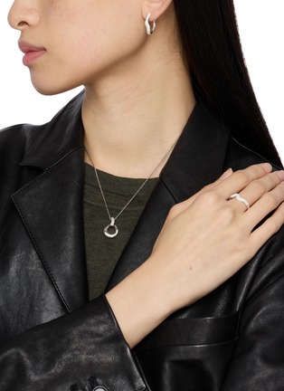 Figure View - Click To Enlarge - MISSOMA - Molten Snow Twisted Pendant Necklace