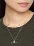 Front View - Click To Enlarge - MISSOMA - Ridge T-bar Pendant Necklace
