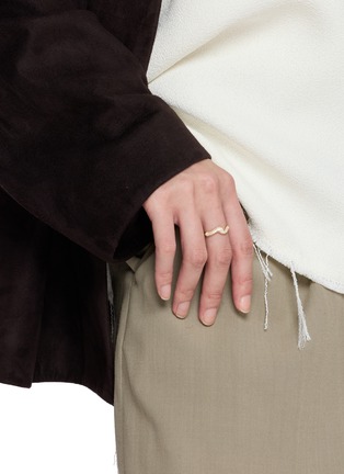 Front View - Click To Enlarge - MISSOMA - Molten Snow Stacking Ring