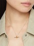 Front View - Click To Enlarge - MISSOMA - Lucy Williams T-bar Knot Pendant Necklace