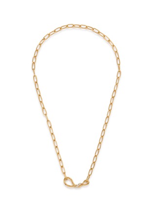 Main View - Click To Enlarge Main View - Click To Enlarge - MISSOMA - Molten Snow Paperclip Chain Necklace