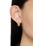 Front View - Click To Enlarge - MISSOMA - Molten Snow Triple Small Hoop Earrings