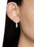 Front View - Click To Enlarge - MISSOMA - Molten Snow Small Hoop Earrings
