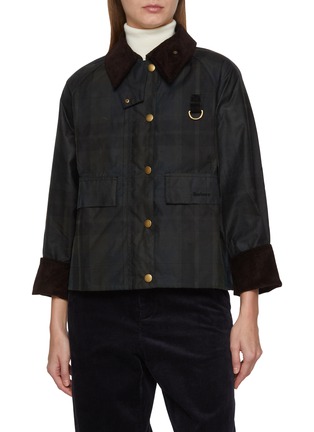 Main View - Click To Enlarge - BARBOUR - Dundee Spey D-Ring Detail Cotton Jacket