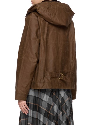 Back View - Click To Enlarge - BARBOUR - X Levi's Spey Waxed Cotton Jacket