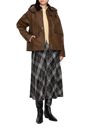 Figure View - Click To Enlarge - BARBOUR - X Levi's Spey Waxed Cotton Jacket